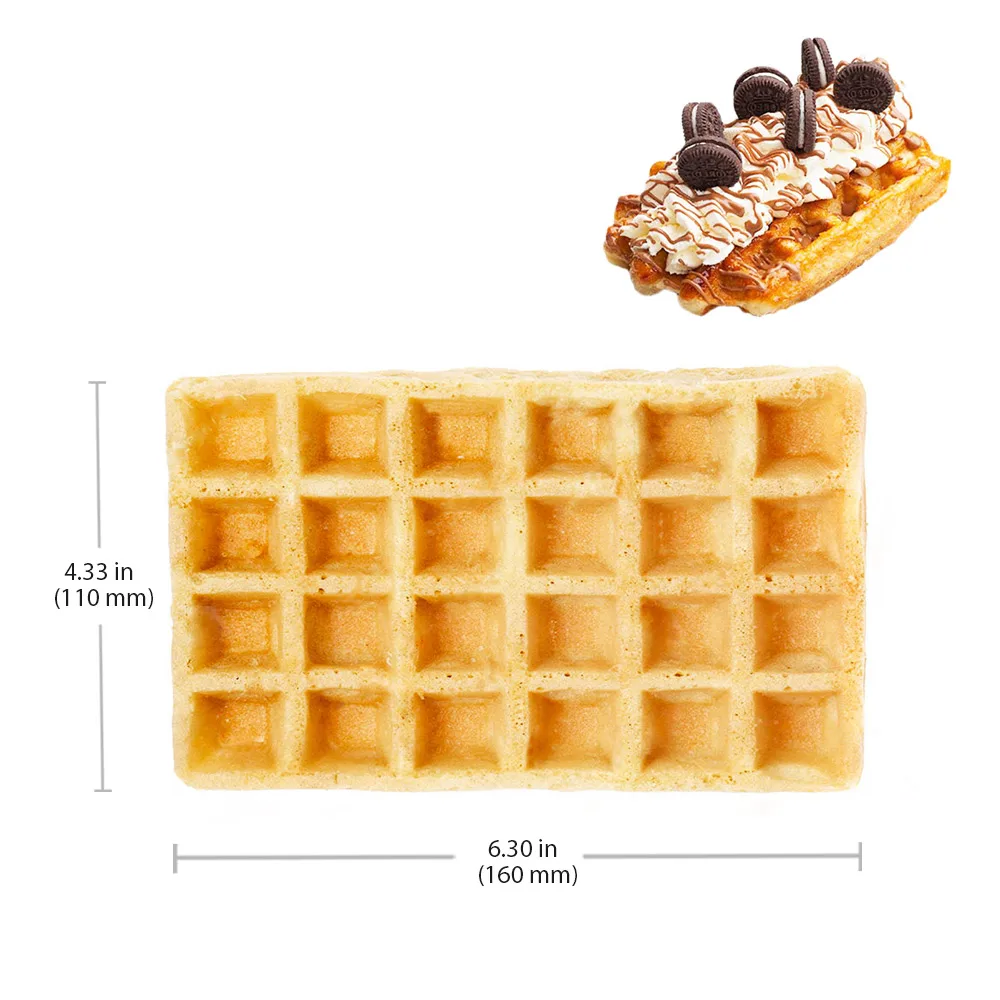 Deutstandard NP-31 Rotating Belgium Liege Waffle Maker Germany Electric Provided Restaurant Equipment 201 Stainless Steel 2000