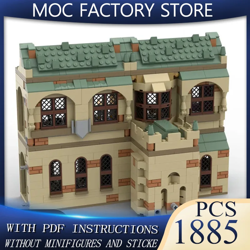 Office Dorm Modular Castle - House Kitchen Library Model Building Blocks MOC Room of Requirement Architecture Collection Toys
