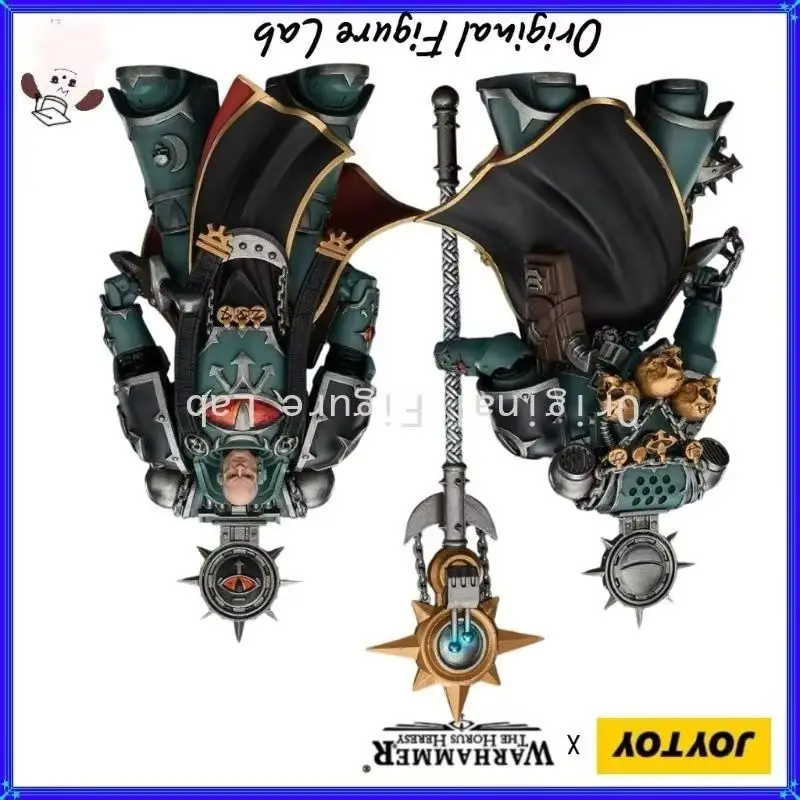 Original JOYTOY Warhammer The Horus Heresy Sons of Horus Dark Emissary Consul with Staff of Dark Authority Toys Models Gifts