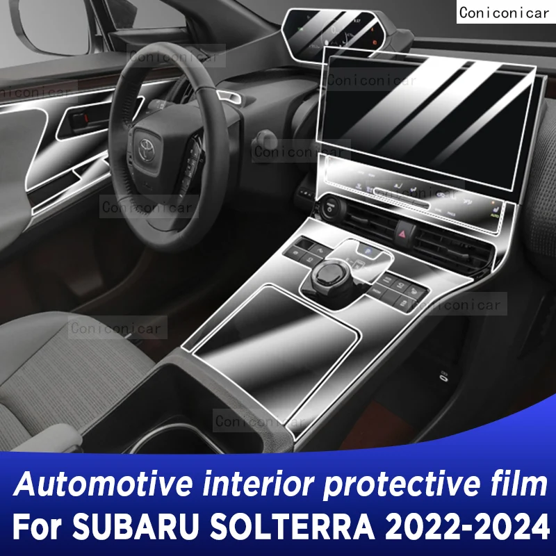 Car Accessories For SUBARU SOLTERRA 2022-2024 Center Console Protective Film Gearbox Panel Sticker Anti-scrath Protection Cover