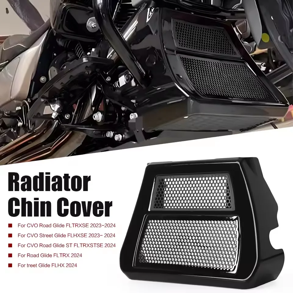 

Motorcycle Radiator Chin Cover Fairing Front Spoilers For CVO Road Glide FLTRX FLTRXSE Street Glide FLHX FLHXSE 2023 2024 2025