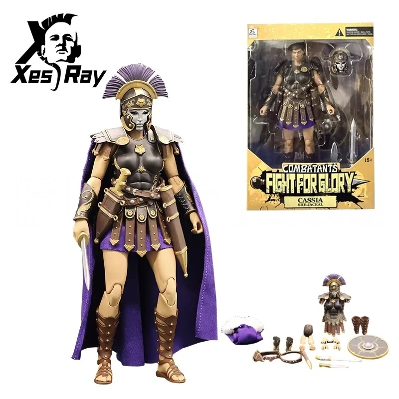 En stock: Figura de acción Xesray Fight For Glory 1/12, Ola 6, Cassia, Berenice, Medocus, el modelo de anime tracio, juguetes y adornos de escritorio.