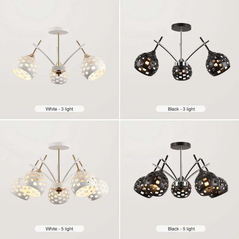 Modern E27 Ceiling Lamp Atmosphere Lamp Suitable For Living Room, Dining Room, Bedroom, Kitchen, Ceiling light Decoration