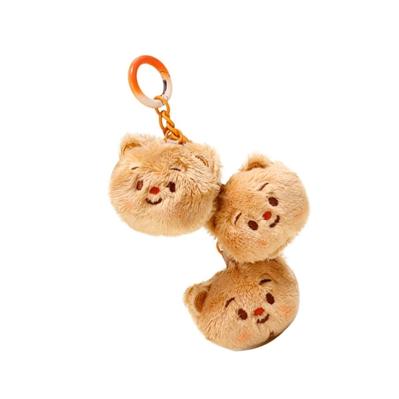 Butter Bear จี้ตุ๊กตาสัตว์รถ Key CHAIN ​​กระเป๋าเป้สะพายหลังตกแต่งกระเป๋าถือนักเรียน Soothing ของขวัญ