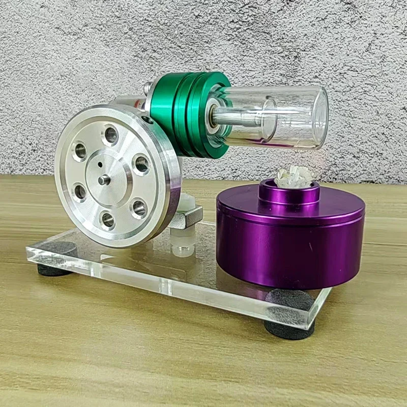 Stirling Engine Single Cylinder Steam Power Generation Model Technology Science Power Generation Experiment Toy