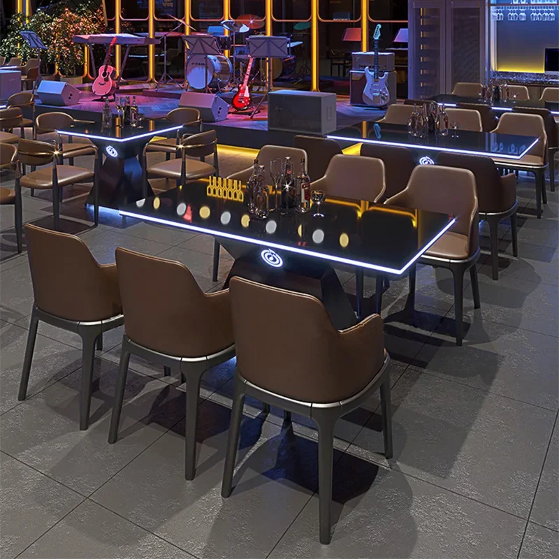 One-stop shopping for bar tavern ktv bar with lights loose table home bar table and chair combination package wholesale