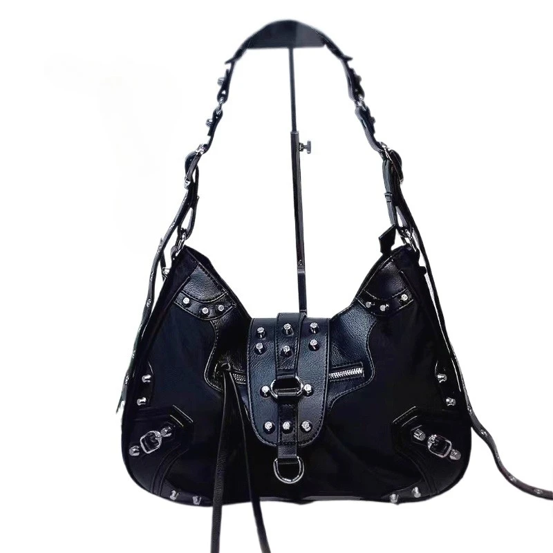 

Sac À Main Femme 2025 Women's Bags Black Shoulder Crossbody Bolso Marca Lujo Fashion High End Bag Female Handbag