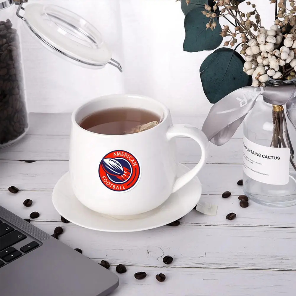 สติกเกอร์การ์ตูนสติกเกอร์ฟุตบอลสำหรับแฟนๆพิมพ์สติกเกอร์รักบี้สำหรับสเก็ตบอร์ดแล็ปท็อปขวดน้ำประณีต