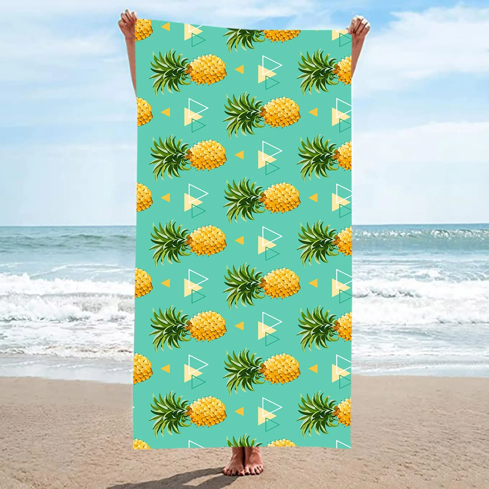 

Microfiber Beach Towel ULTRA LIGHT Bohemian African Pattern Bath Towel Sand Proof Beach Fuzzy Towels Black Oversized Towels