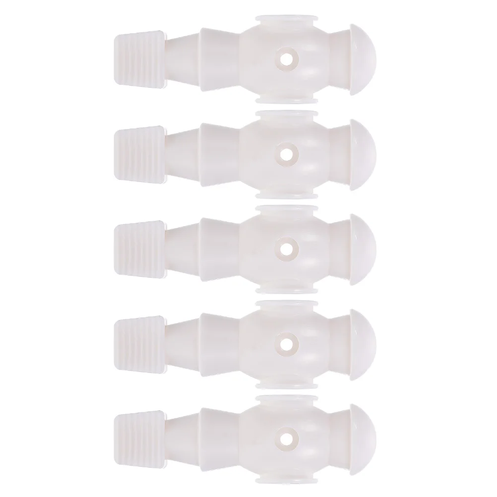 

5 Pcs Football Table Players Resin Material Replacement Parts Accessories Smooth Surface Durable Long Term Use Clear Color