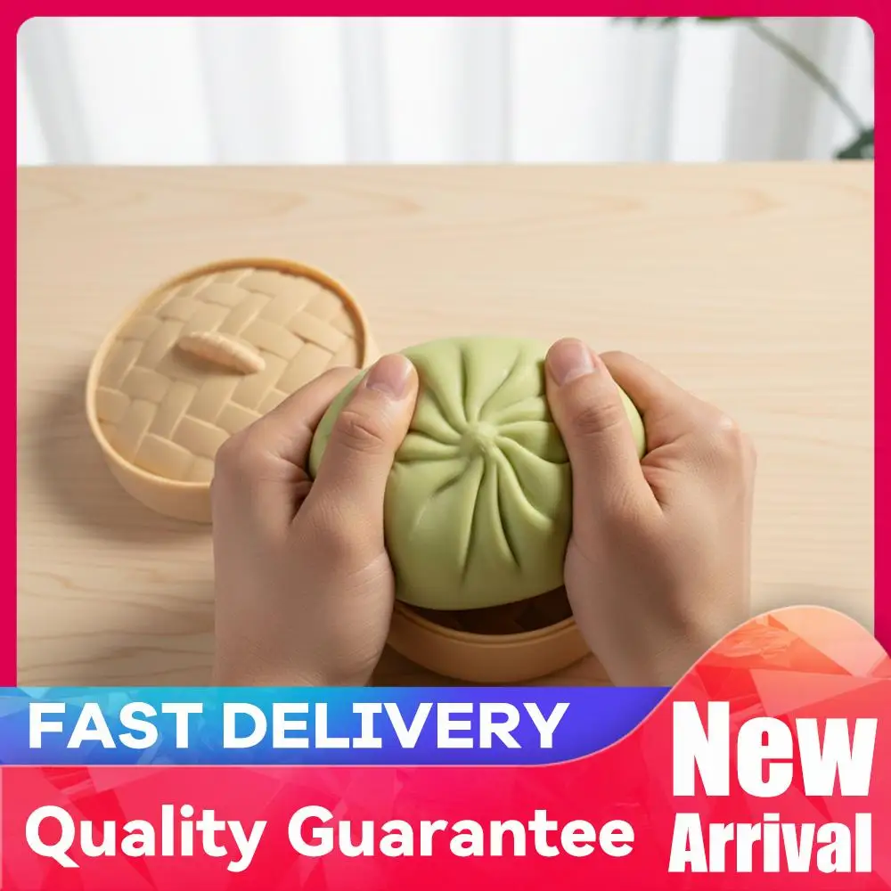 

Сенсорная игрушка-антистресс Bun Bao: медленно восстанавливающий форму шарик из теста с пароваркой для еды, подарки на день рождения и праздники для детей с аутизмом и СДВГ