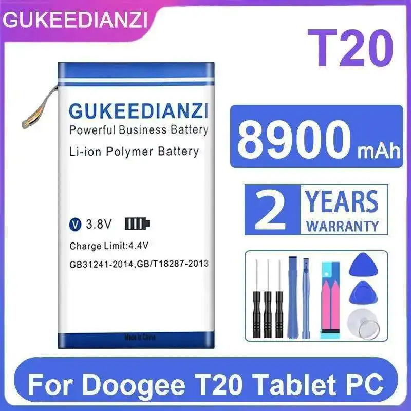 

For Doogee T20 Tablet PC Fast Charging 8900Mah Lightweight Laptop Battery