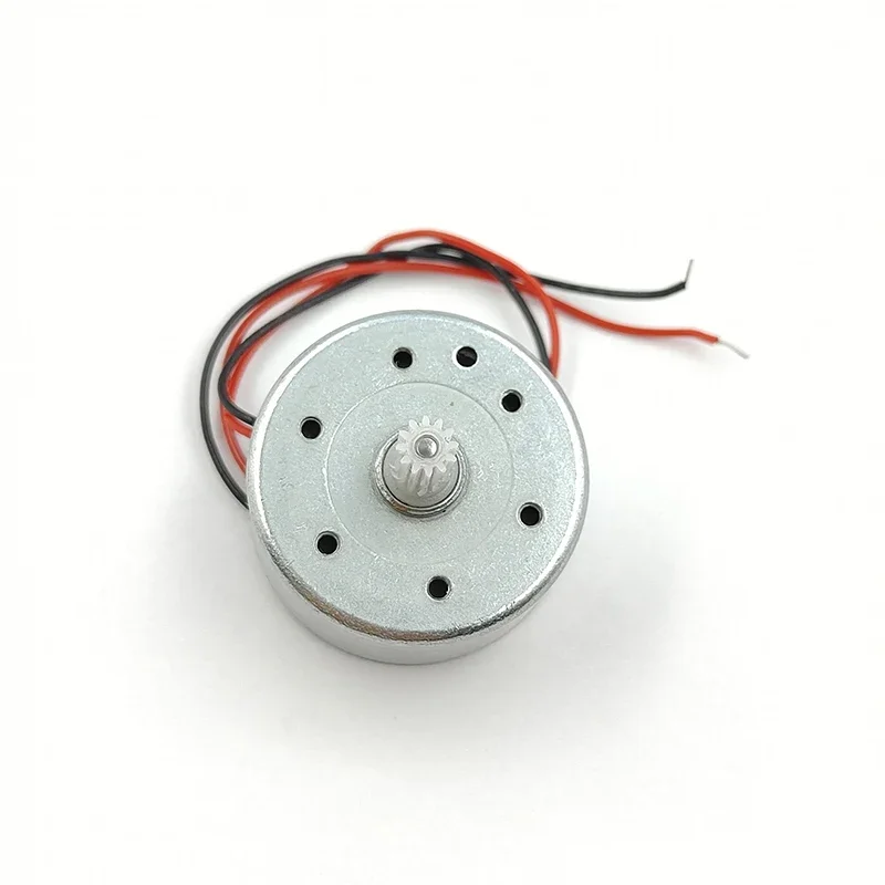 RF-300C Micro 300 moteur DC 3V 6V 9V 12V 7200 tr/min Mini muet 24mm moteur à broche ronde 2mm arbre bricolage énergie solaire passe-temps jouet modèle de ventilateur