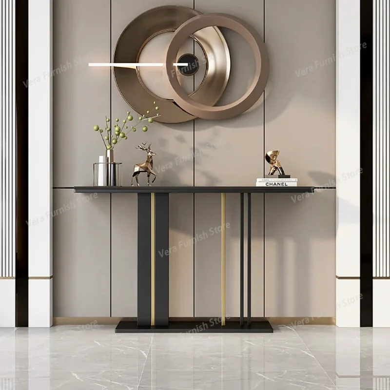 Простой современный дизайнерский консольный столик модный классический эстетичный минималистичная элегантная мебель для гостиной