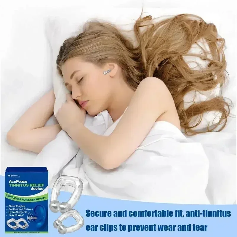 

1 пара портативных ушных манжет против шума, звон, стоппер, успокаивающий инструмент для ушей, облегчение ушного давления, зажим для ушей, зажим для ушей от шума