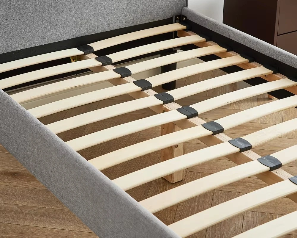 اللوح الأمامي من القماش بإطار خشبي منجد للأطفال، سرير منزلي، فندق للأطفال