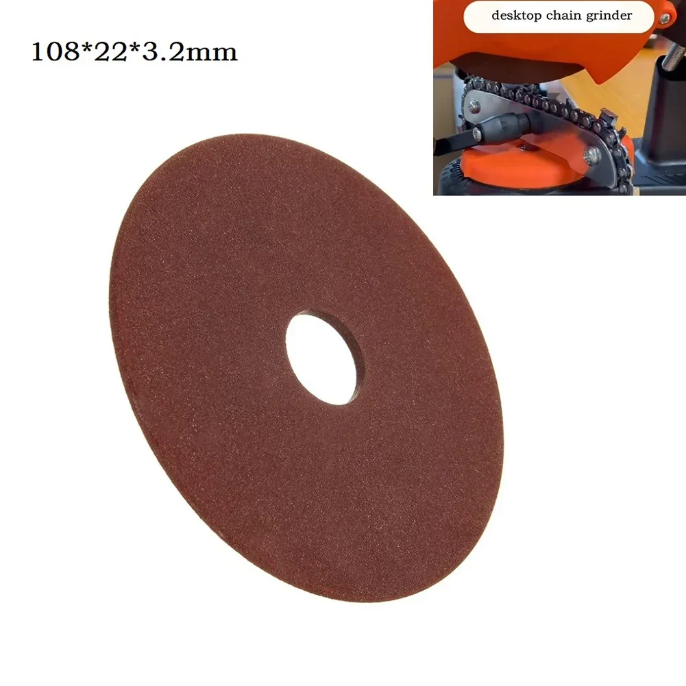 Chainsaw Grinding Disc Pad Brown For Chainsaw Sharpener For Cutting For Polishing 3/8\