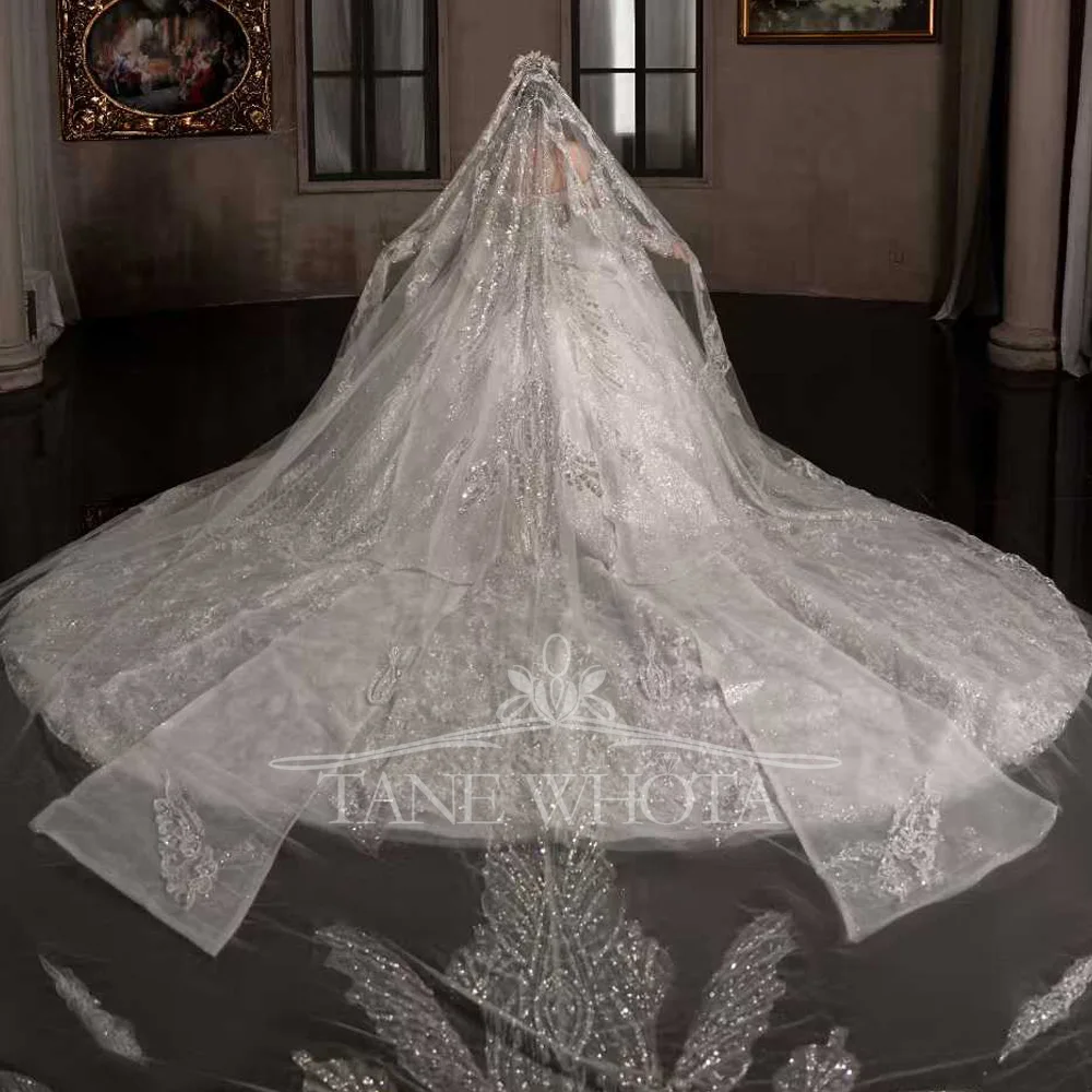 Luxury Sweetheart Off-Shoulder Beading Sequined Ball Gown Wedding Dress Sexy Wedding Dress For Brides 2026