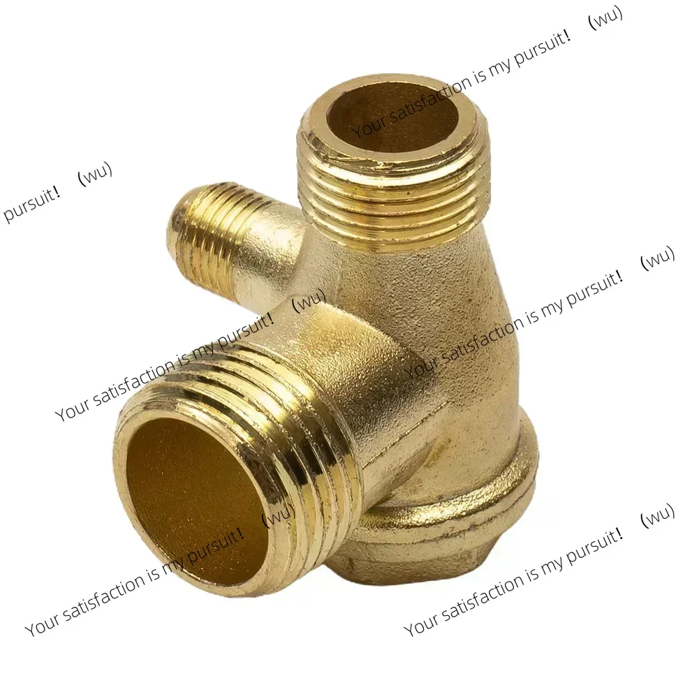 3Port Check Valve Brass Male Thread Check Valve Connector Tool For Air Compressor Connector Joint Adapter 20x16x10/20x19x10mm