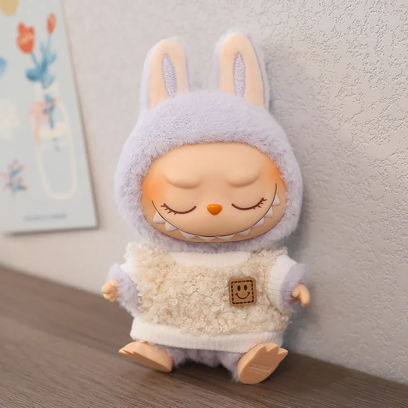 Only Labbubu Clothes Labubu Doll Accessories Kawaii Jewelry Cute Doll Ornament Christmas Gift Creative Labubu Keyring Kids Toys