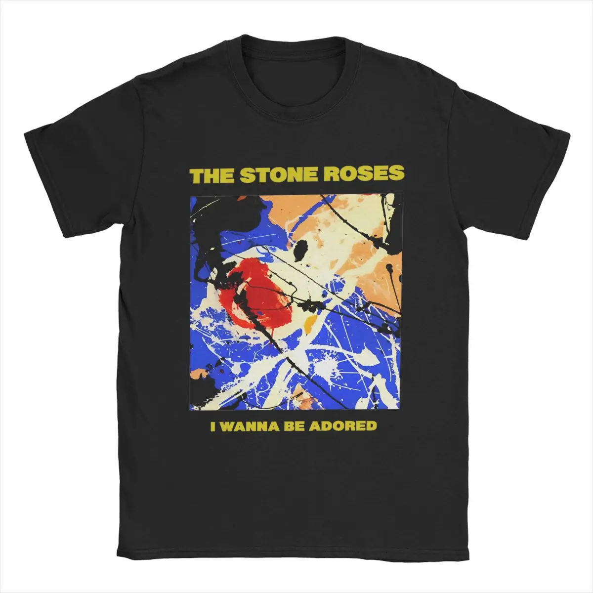 The Stone Roses Band Męska koszulka Vintage Tee Shirt Koszulki z krótkim rękawem O Neck Bawełniana oryginalna odzież