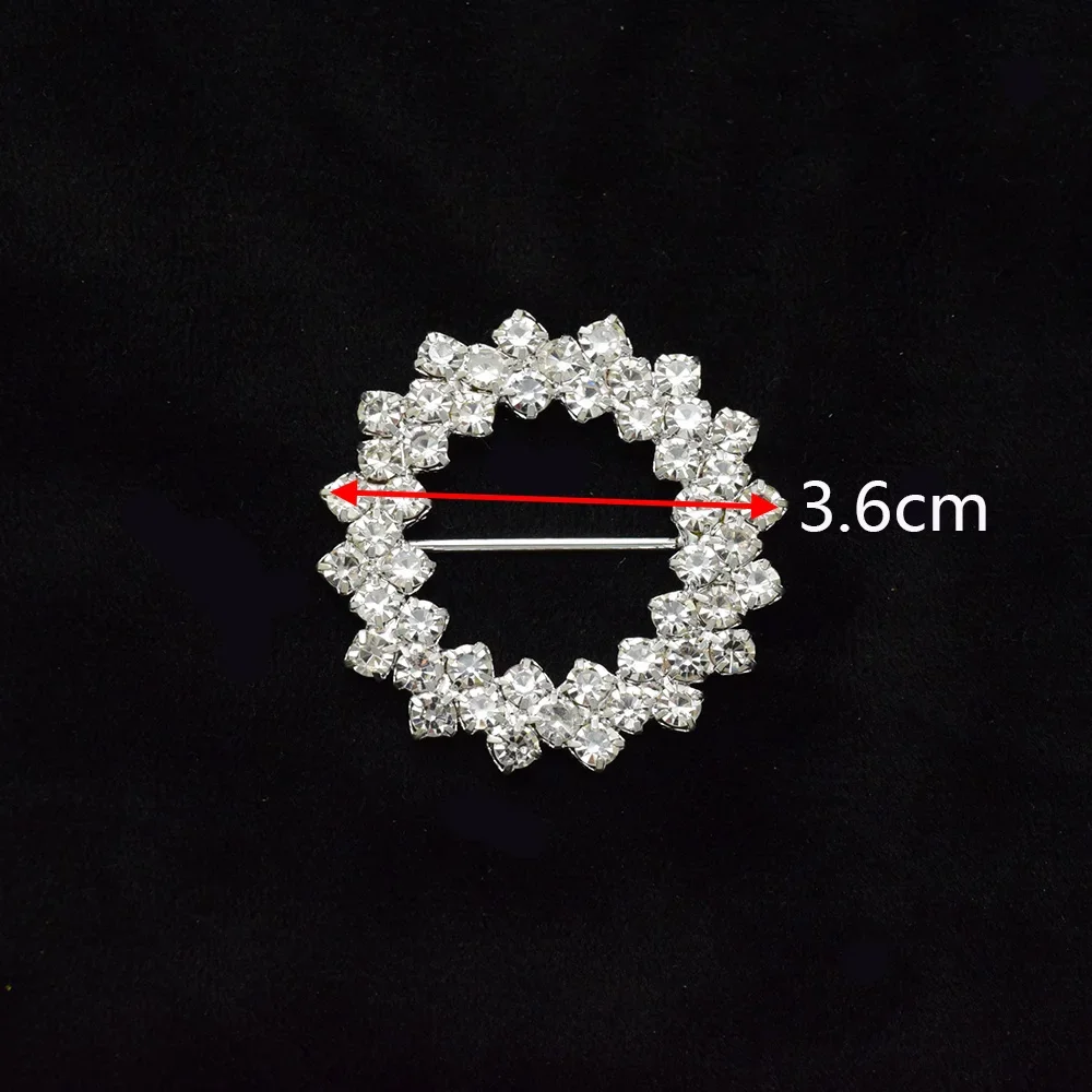 1Pcs Exquisite small buckle Simple Diamond Buckle for the Hem Knot Silk Scarf Buckle Multiple Style Decoration