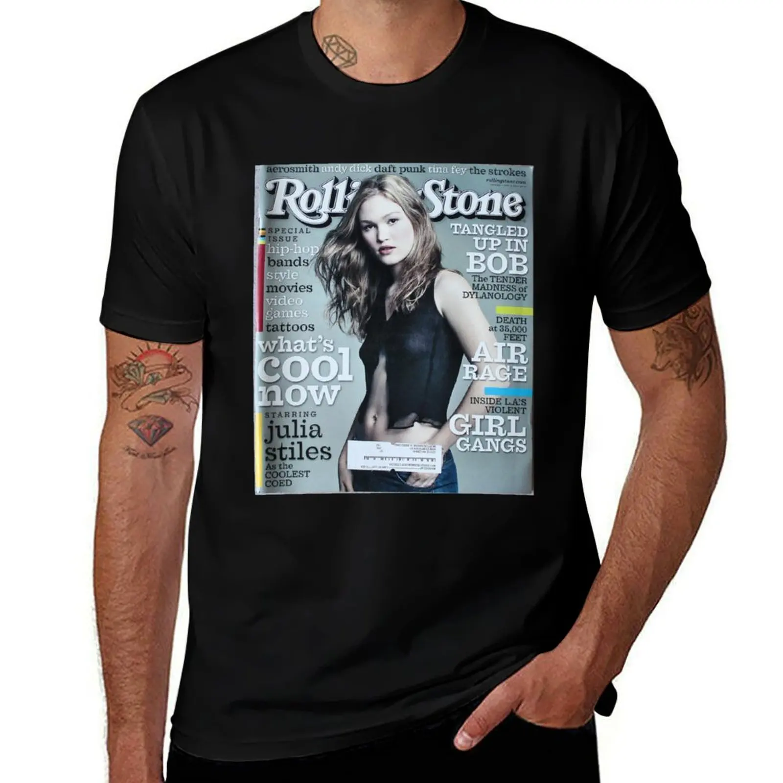 

Rolling Stone April 12, 2001 T-Shirt Classic Basic Casual T-Shirt