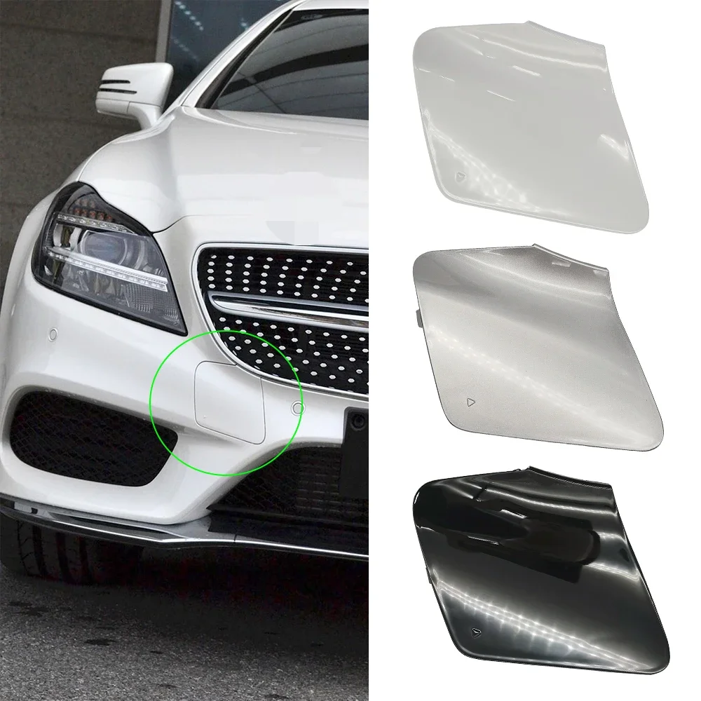 For Benz CLS Class Car Front Bumper Tow Hook Cover Cap Black For Benz Mercedes W218 2013-2017 CLS260 CLS350 CLS400 2188850626