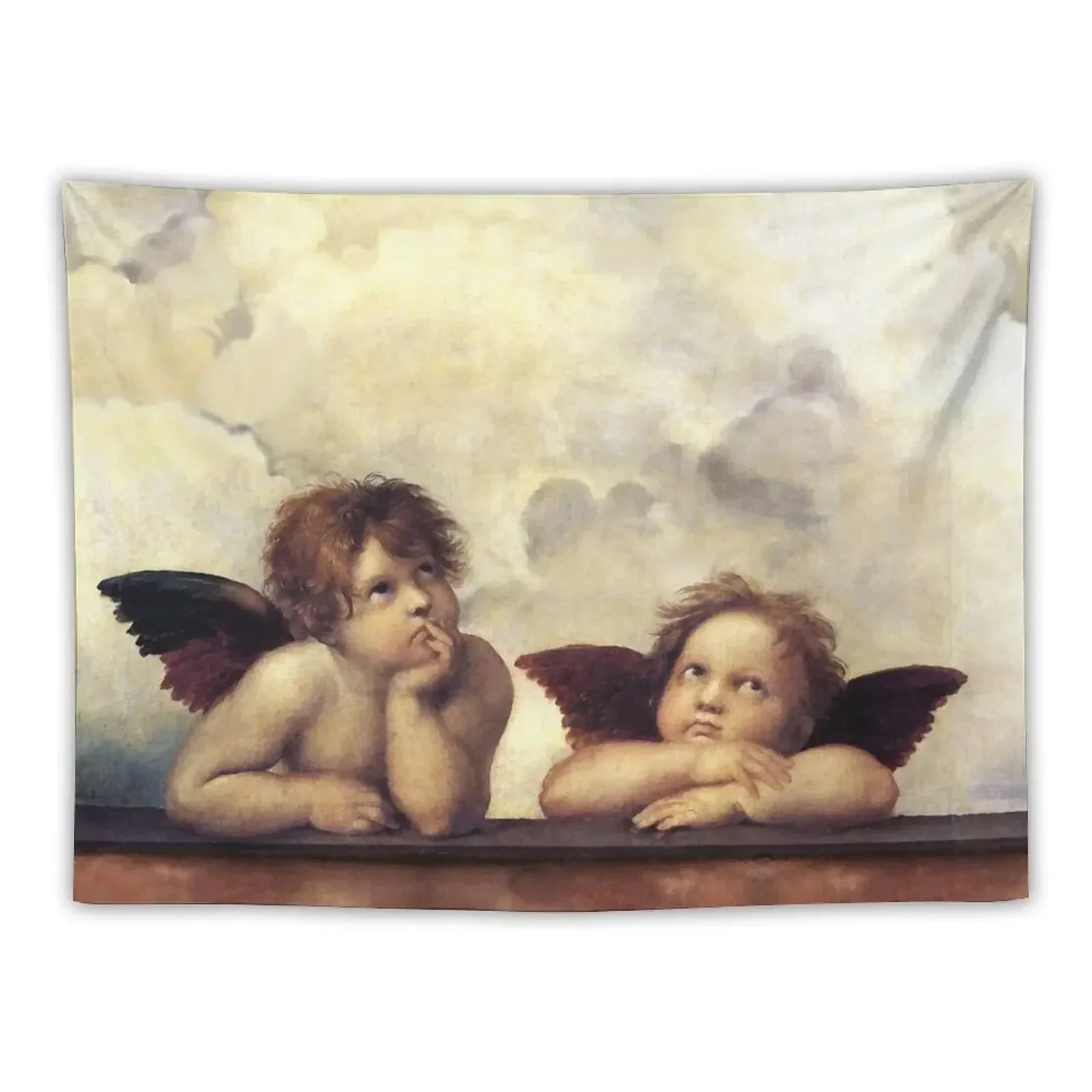 RENAISSANCE ANGELS Winged Cherubs Tapestry Home Decorators Wall Hangings Decoration Tapestry