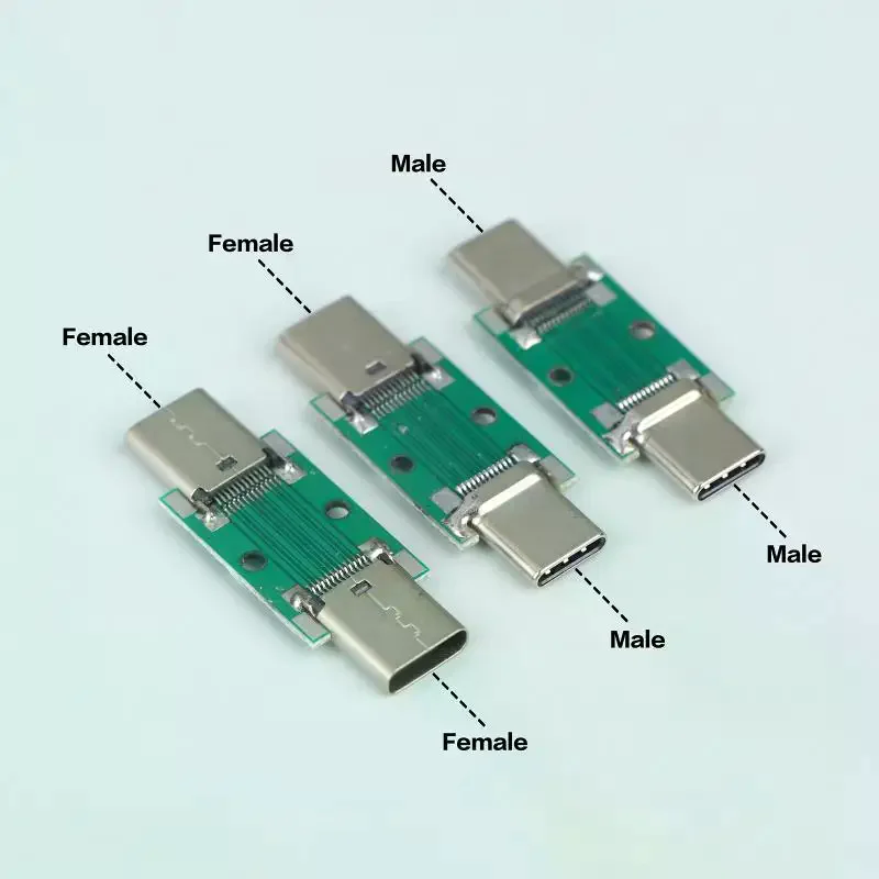 24P high current adapter PCB board Type-C multifunctional test board USB 3.1 Type-C 24 pin female to male/female