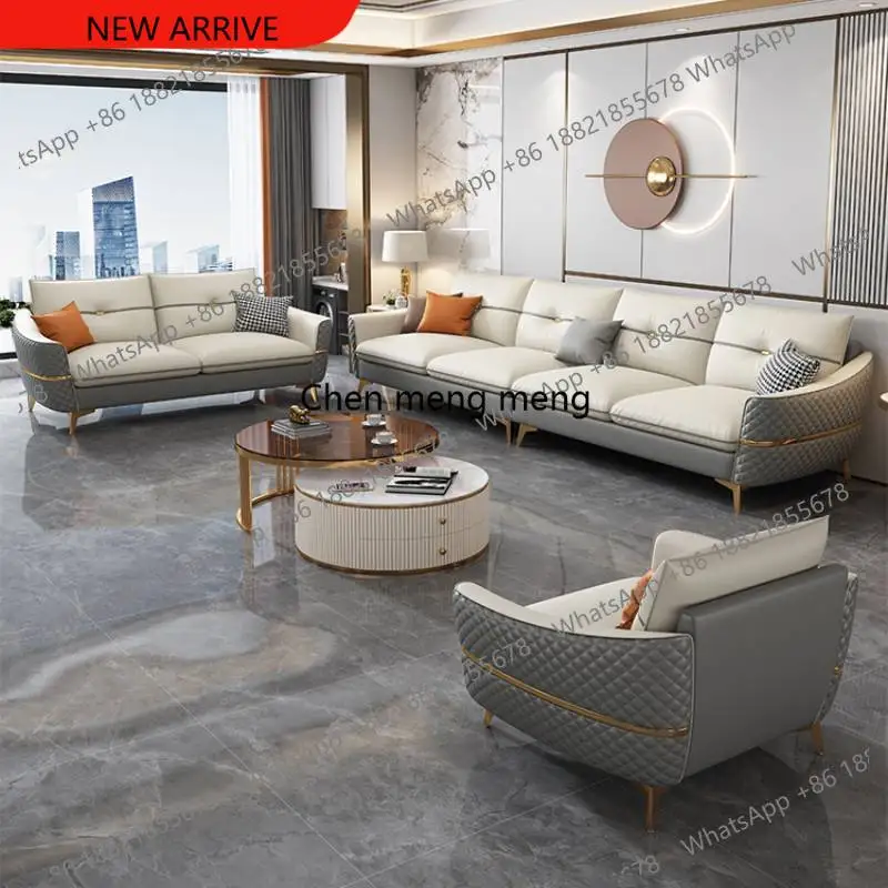d178 European Minimalistic Sofa Water Proof Large Nordic Module Puffs Sofa Sectional Bedroom Salon Woonkamer Banken House Access