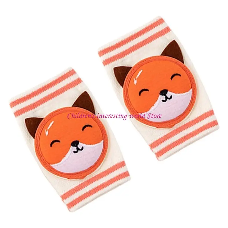 Lovely Baby Crawling Kneepads for Infants, 1 Pair Toddler Learning to Walk Knee Sleeves Breathable Design Knee Guard 425F view 4