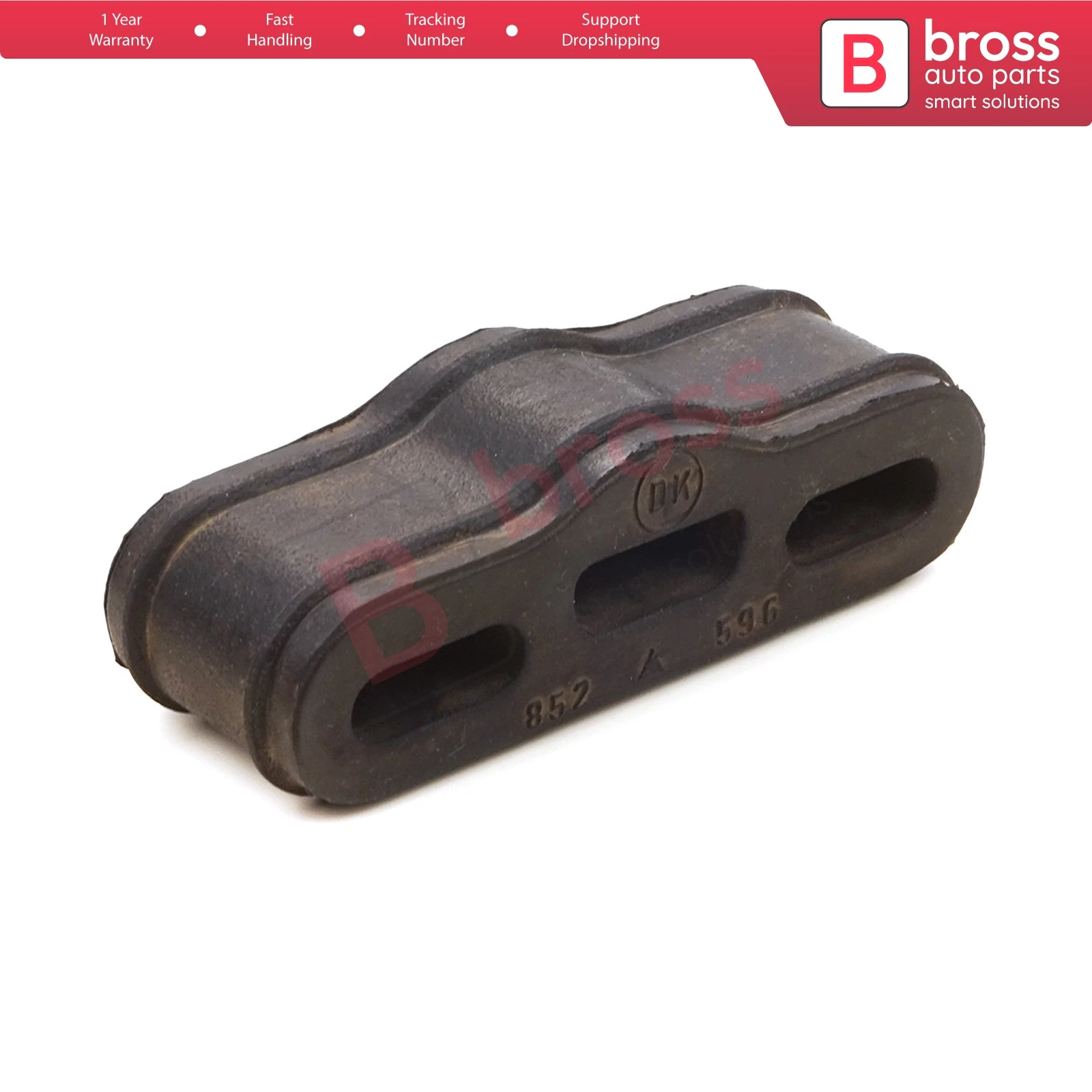 Bross BSP3 1 Piece Exhaust System Rear Mounting for Daewoo Opel Astra F Combo Corsa B Tigra A Kadette:852719; 90128194