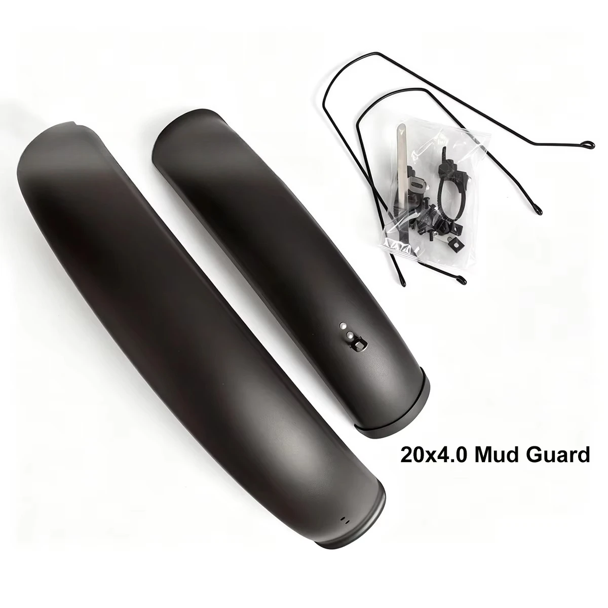 20x4.0 Full Coverage Mudguard Set, Front Rear Fender for Off-Road Bicycle