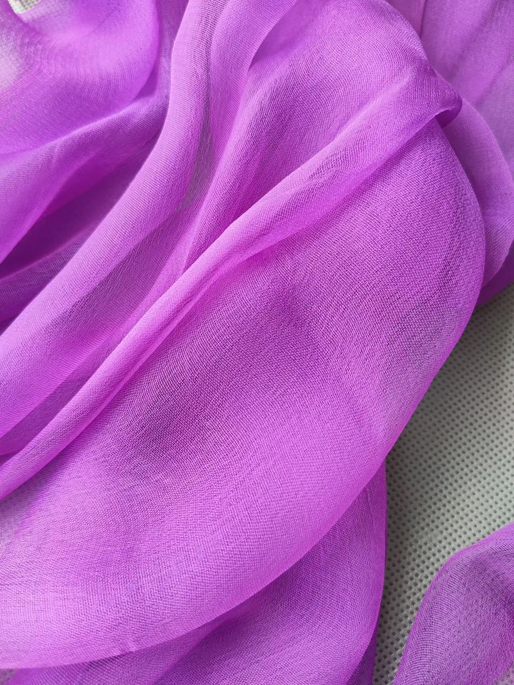 [BYSIFA] New Purple Silk Scarf Spring Fall Accessoires Winter Large Size Long Scarves Summer Women Elegant Beach Shawl 170*100cm