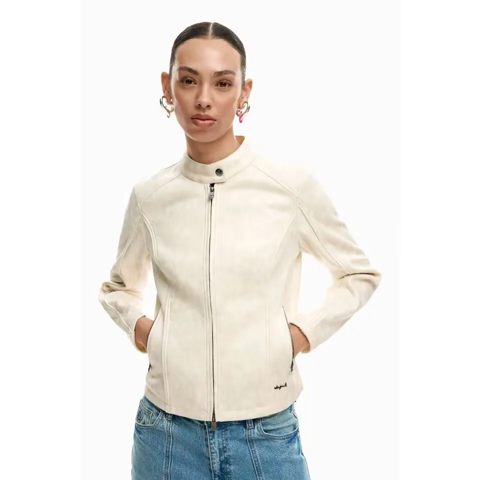 Foreign trade original single Spanish autumn and winter new embroidered padded jacket