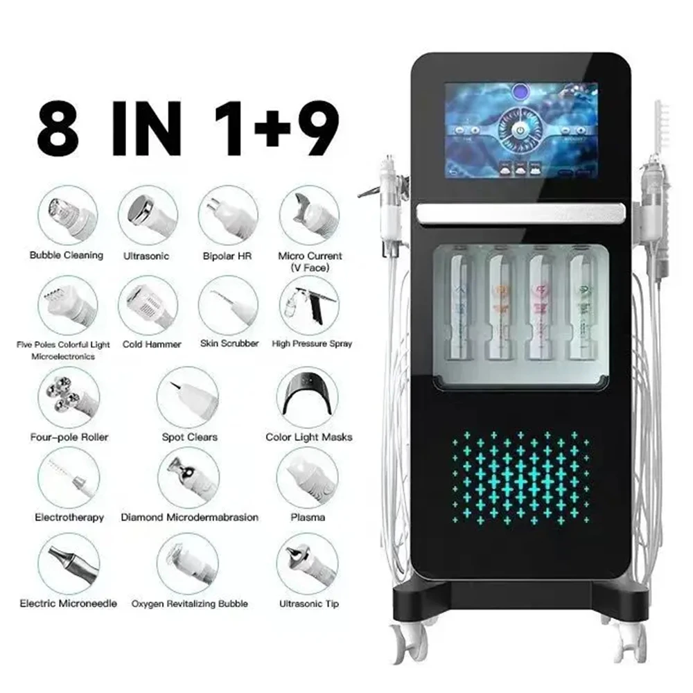 

17 In 1 Multi-Functional Hydra Microdermabrasion Anti Aging Oxygen Jet Injection Facial Blackhead Removal Skin Care Machine