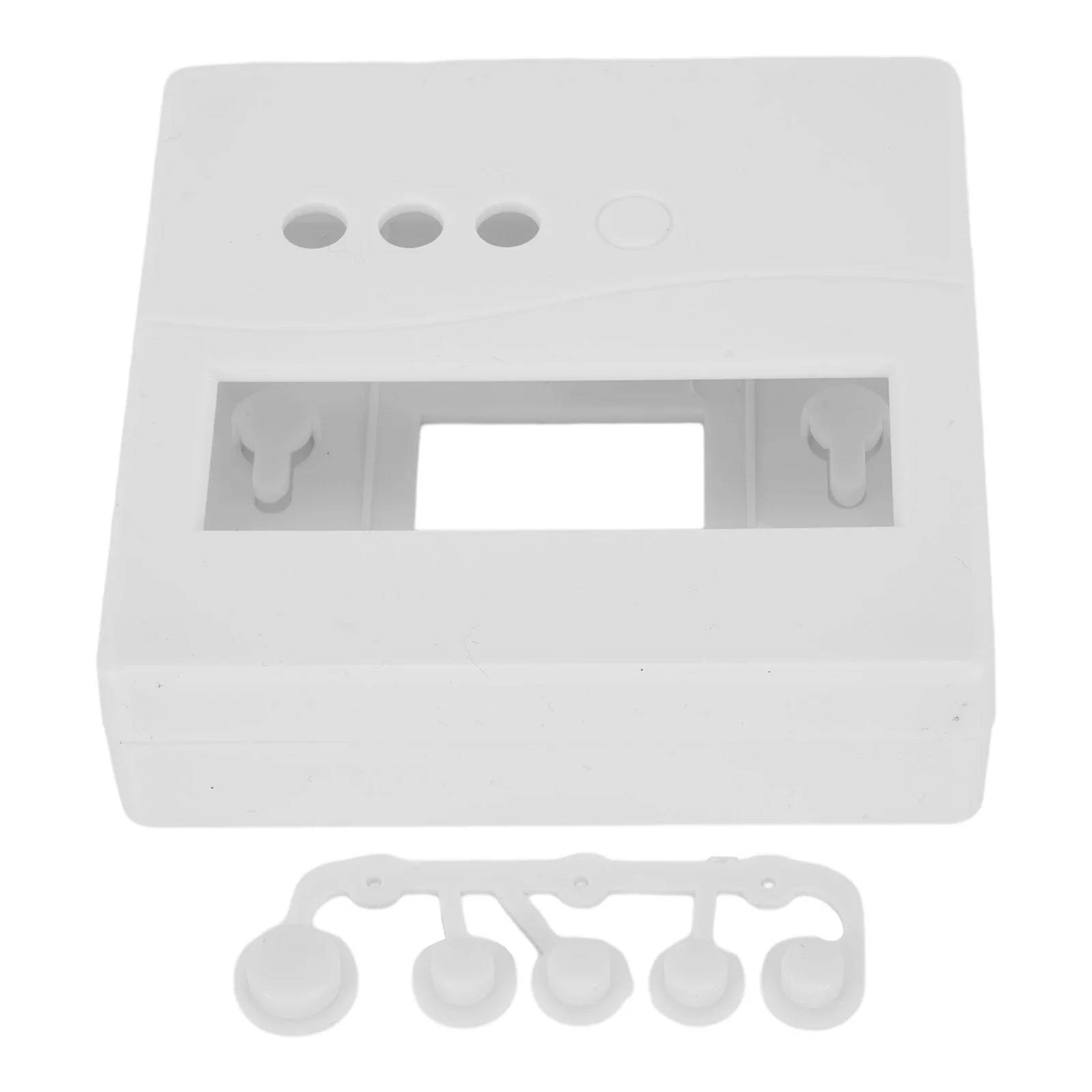 86 Project Box Enclosure White With 5 Button For 1602 LCD Display Products For DIY Projects Practical Brand New