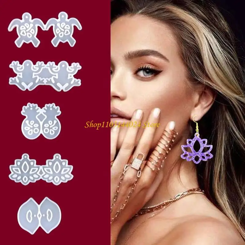 n5ke-turtles-лягушки-камеры-Силиконовая-плесень-с-серьгами-из-отверстия-подвесная-ручная-форма