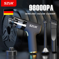 SZUK 98000PA Car Vacuum Cleaner Wireless Portable Cleaning Machine for Car Home Appliance Powerful Handheld Cleaner for keyboard