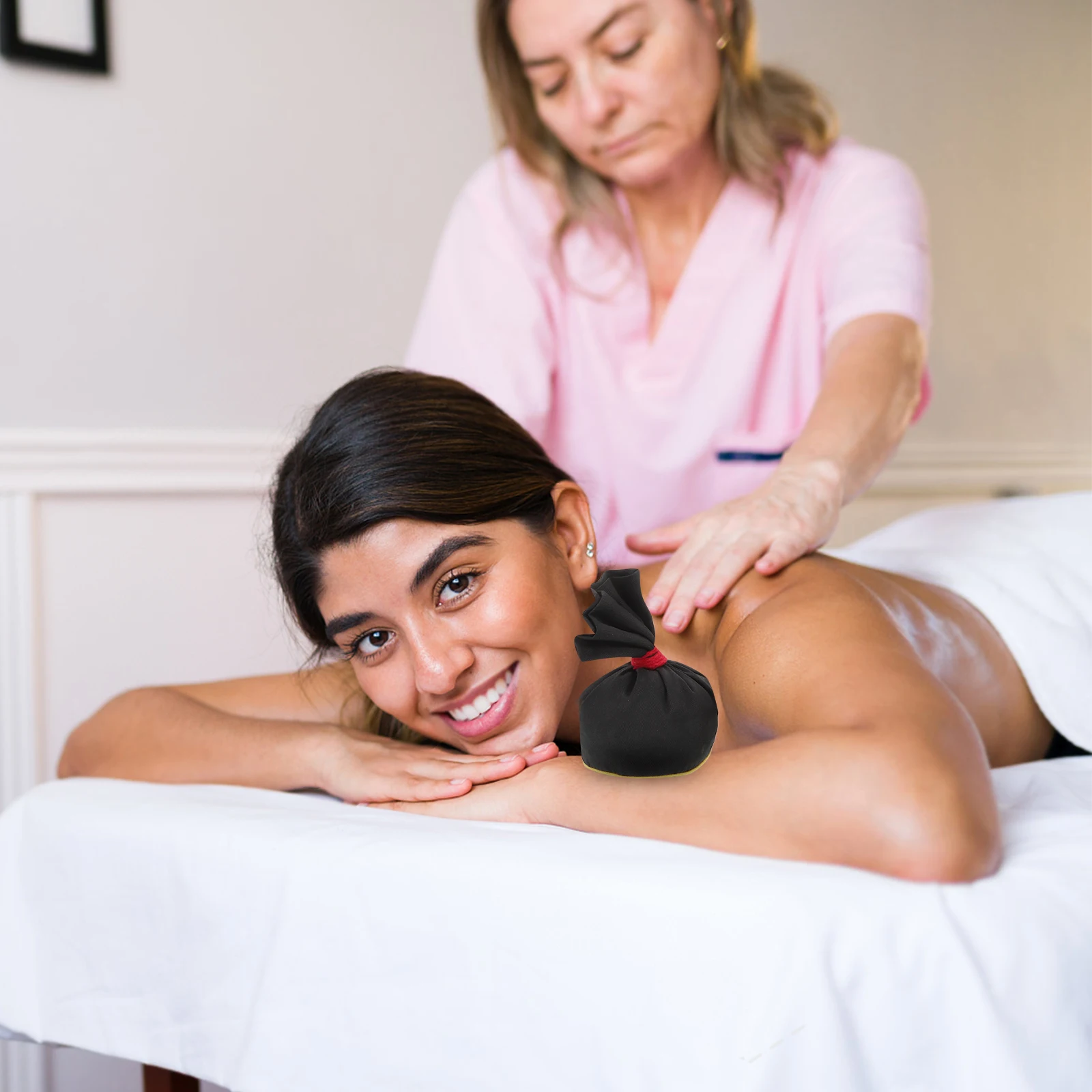 

2Pcs Aromatherapy Salt Heat Pack Portable Warming Massage Pouch for Acupressure Therapy Travel Comfort