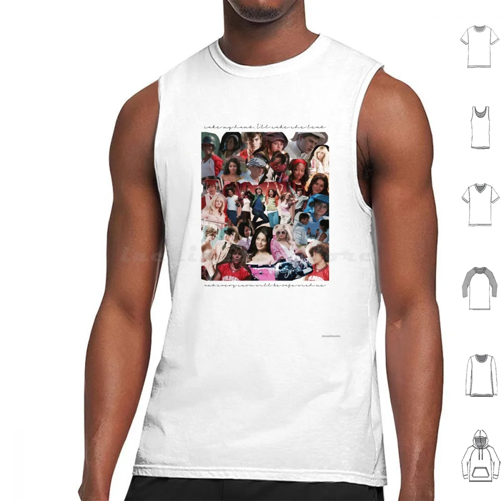 Hsm Collage Tank Tops Vest Sleeveless High School Musical Hsm Hsmtmts High School Musical The Series Plus Movies Film