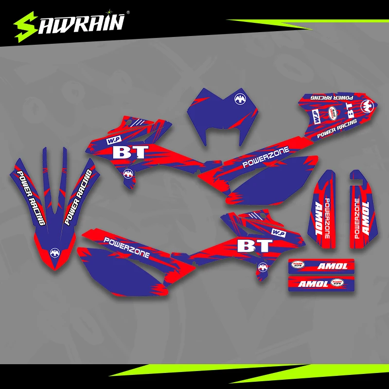 

Sawrain Motorcycle Graphics Backgrounds Decal Stickers Kits for 11-20 BETA RR 02