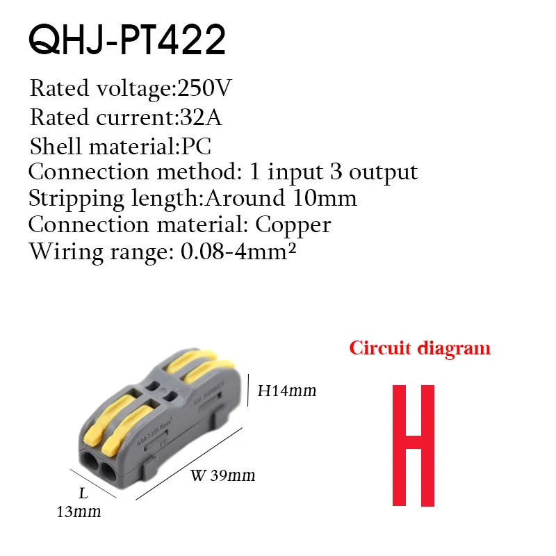 Wire Electric Connector Splicing Led Strip Lighting Quick Connectors Universal Conductor Wiring Cable All lines Terminal Blocks