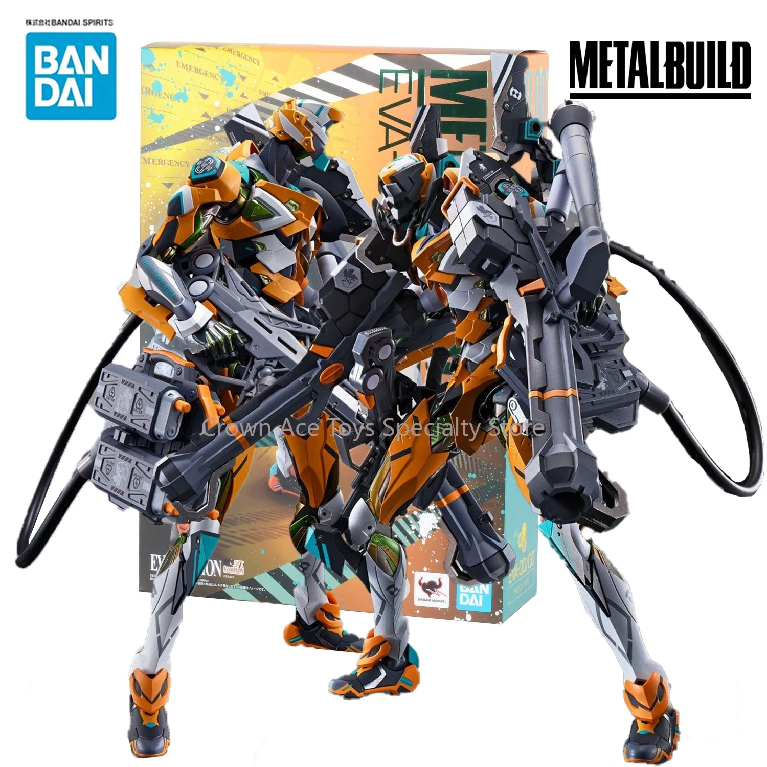 

Bandai Assembled Model Metal Build Evangelion Proto Type-00/00 Anime Action Manga Figures Kit Trendy Toys Holiday Gifts for Boys