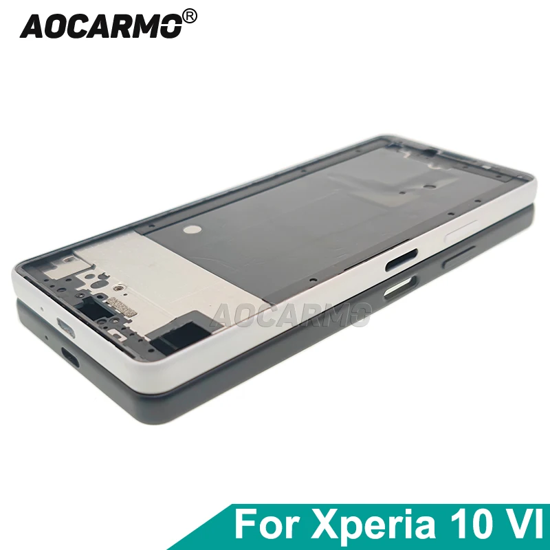 

Aocarmo для Sony Xperia 10 VI XQ-ES72 ES54 X10vi, средняя рамка, кронштейн, рамка корпуса, средняя пластина, ремонтная часть корпуса