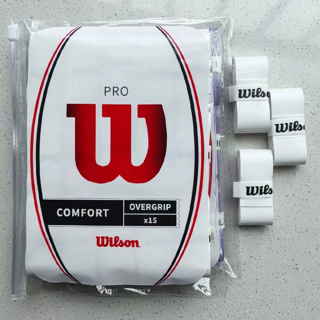 Wilso Tennis Overgrip Padel Racket Single Grip Tape Antypoślizgowa Taśma do Rączki Rakiety Tenisowej i Padelowej, Zamiennik Opaski na Pot, Akcesoria do Badmintona, Trening na Zewnątrz