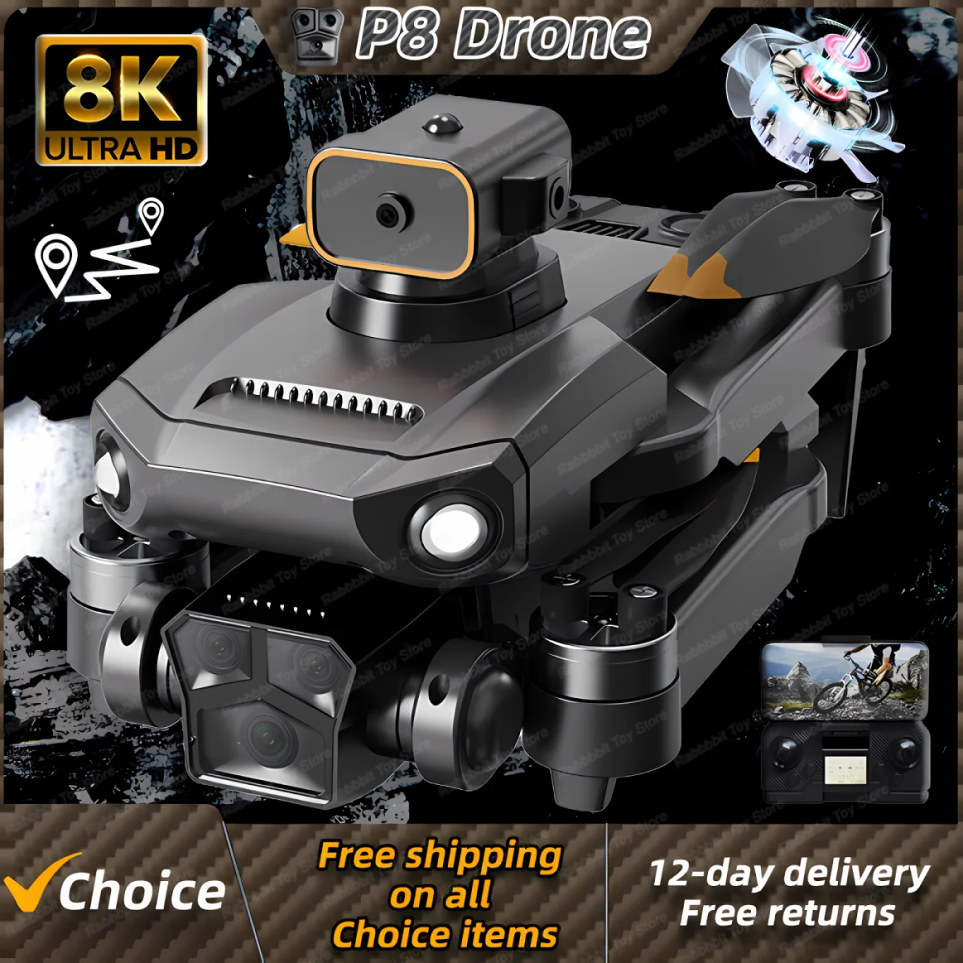 P8 Pro 8K Drone Pro… - image