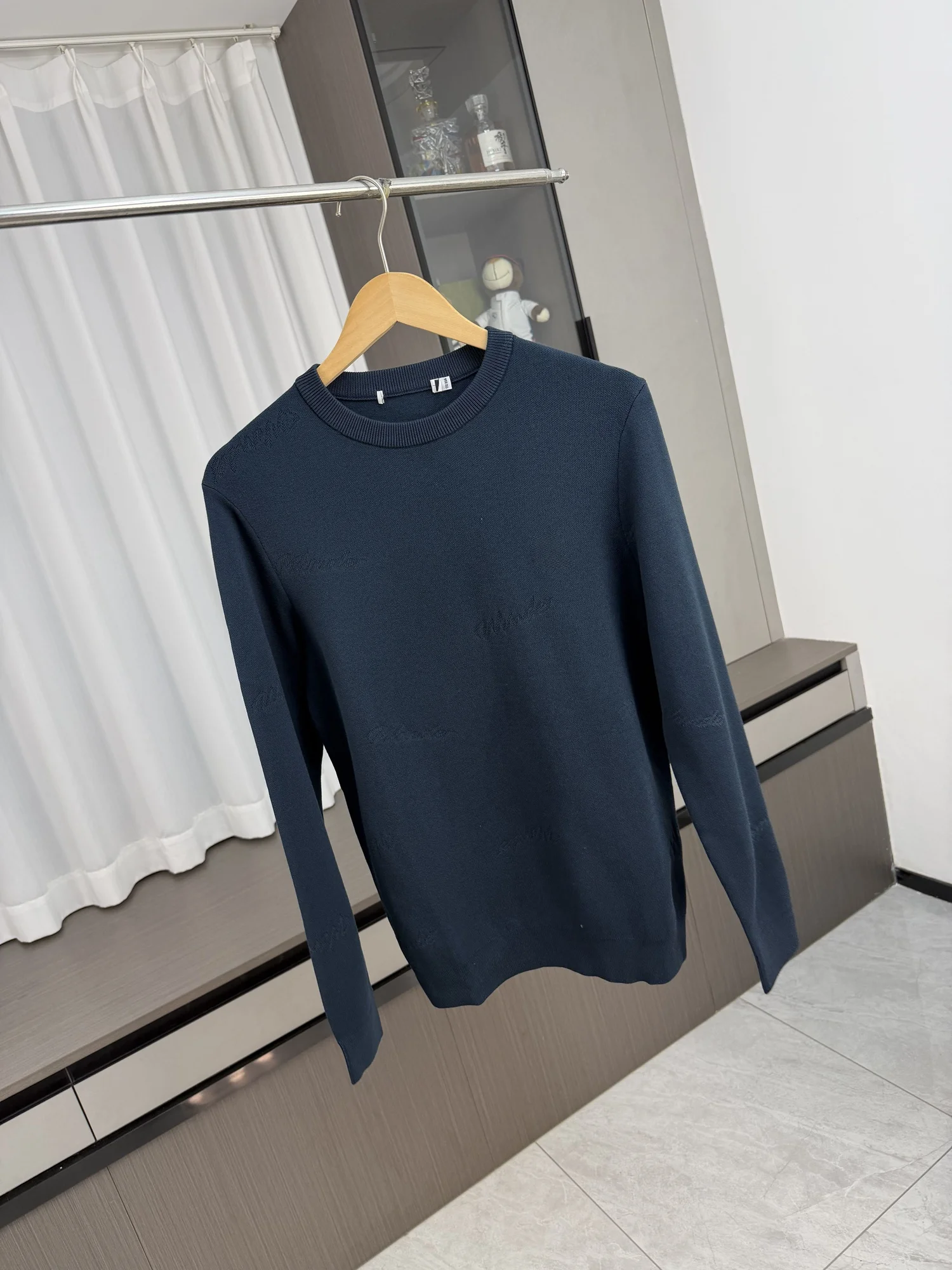 

Soft Skin-Friendly Men's Thi Knitted Sweater round Ne Warm Simple Sle Autumn Winter Clothing Comfortable Breathable Lon...