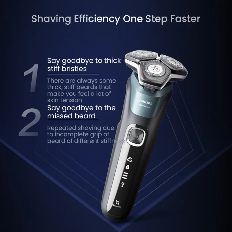 Philips S5832 electric shaver Power adaptive USB charging full